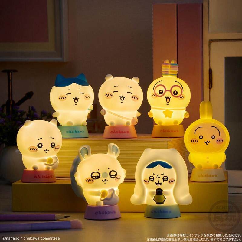 Desk Setup Lighting - Ночник-фигурка Bandai Chiikawa: Шокуган Усаги Хачиварэ