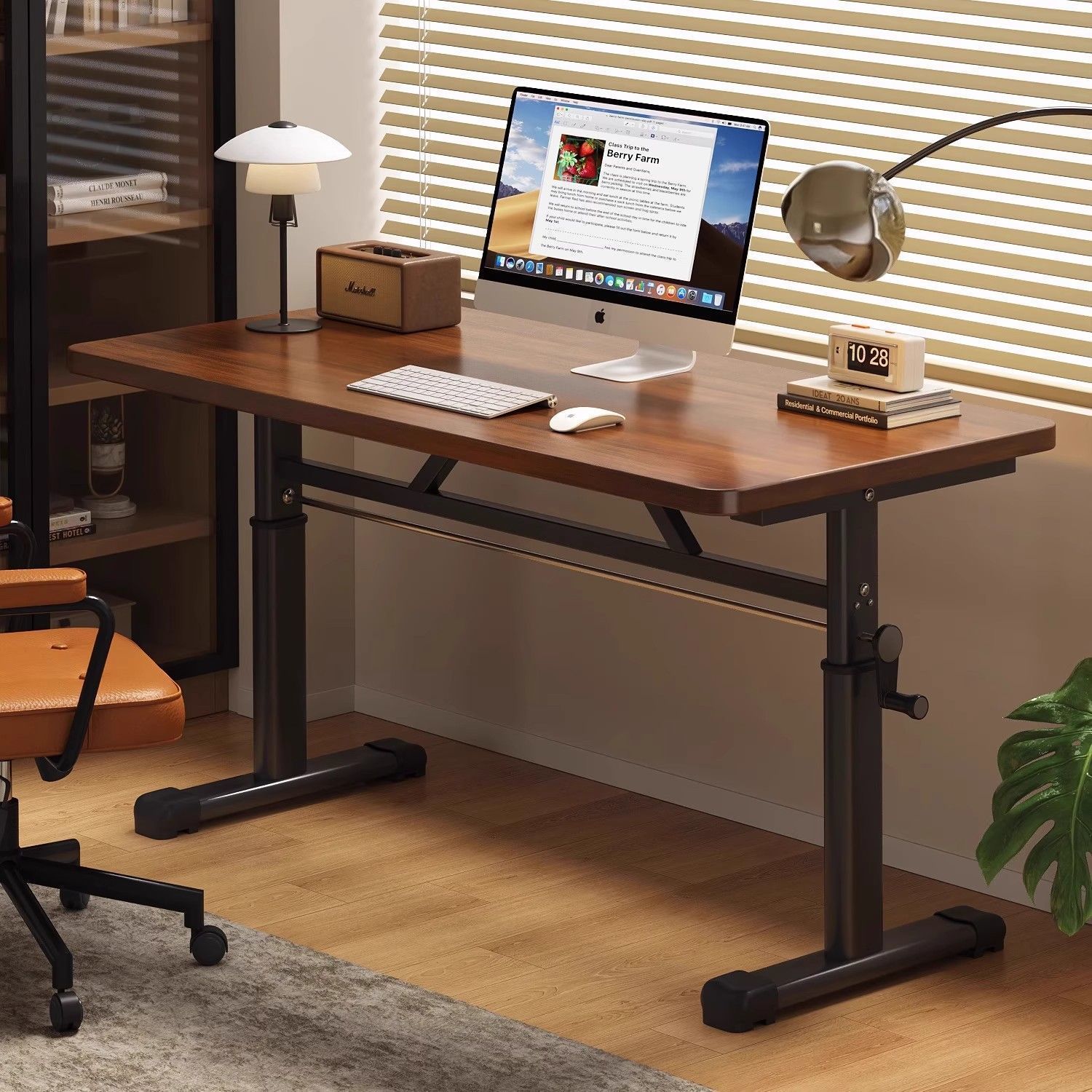 Desk Setup Laptop - Современный простой компьютерный стол с регулируемой