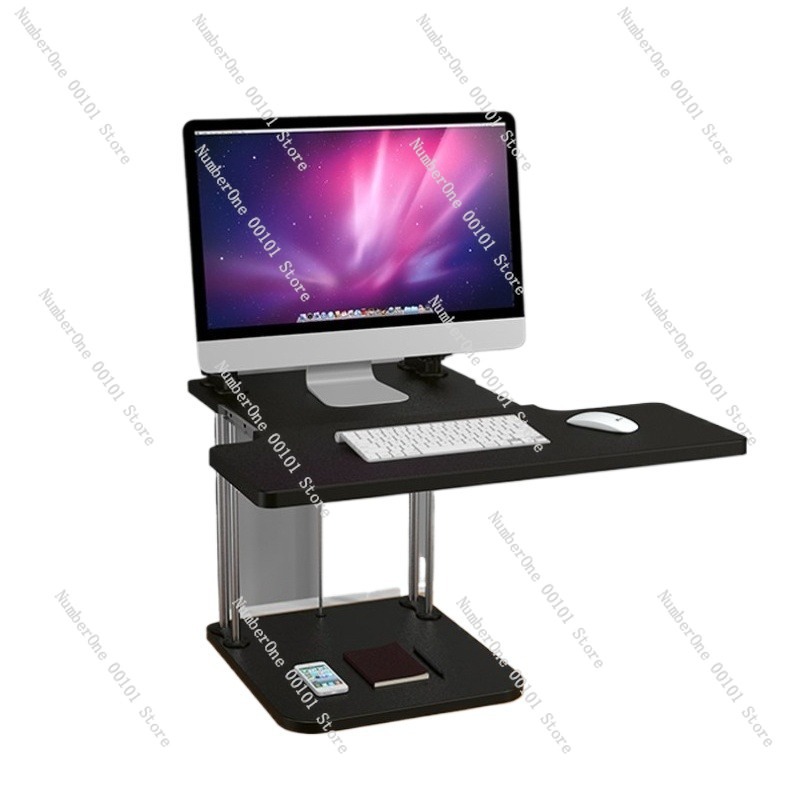 Desk Setup Monitor And Laptop - Регулируемый по высоте настольный конвертер для