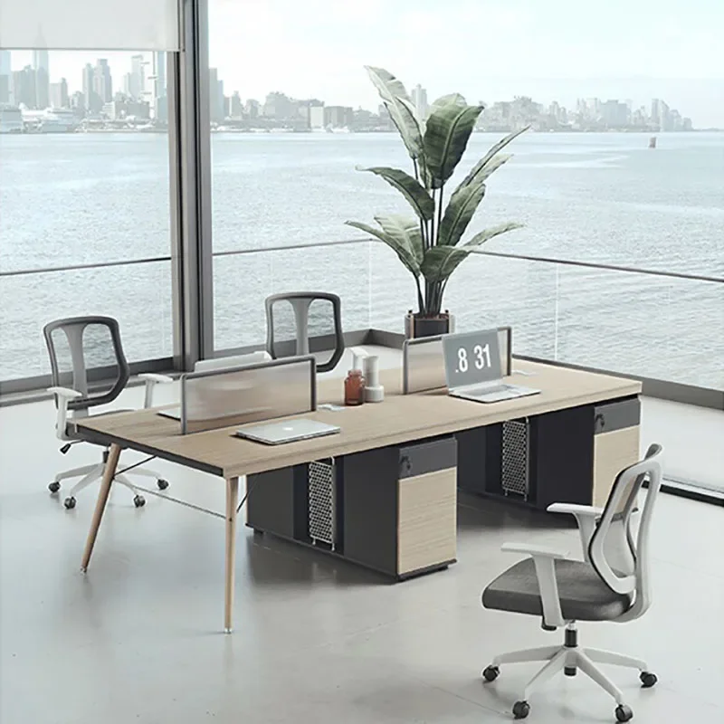 Work Desk Home Setup - Деревянный письменный стол для руководителей, установка
