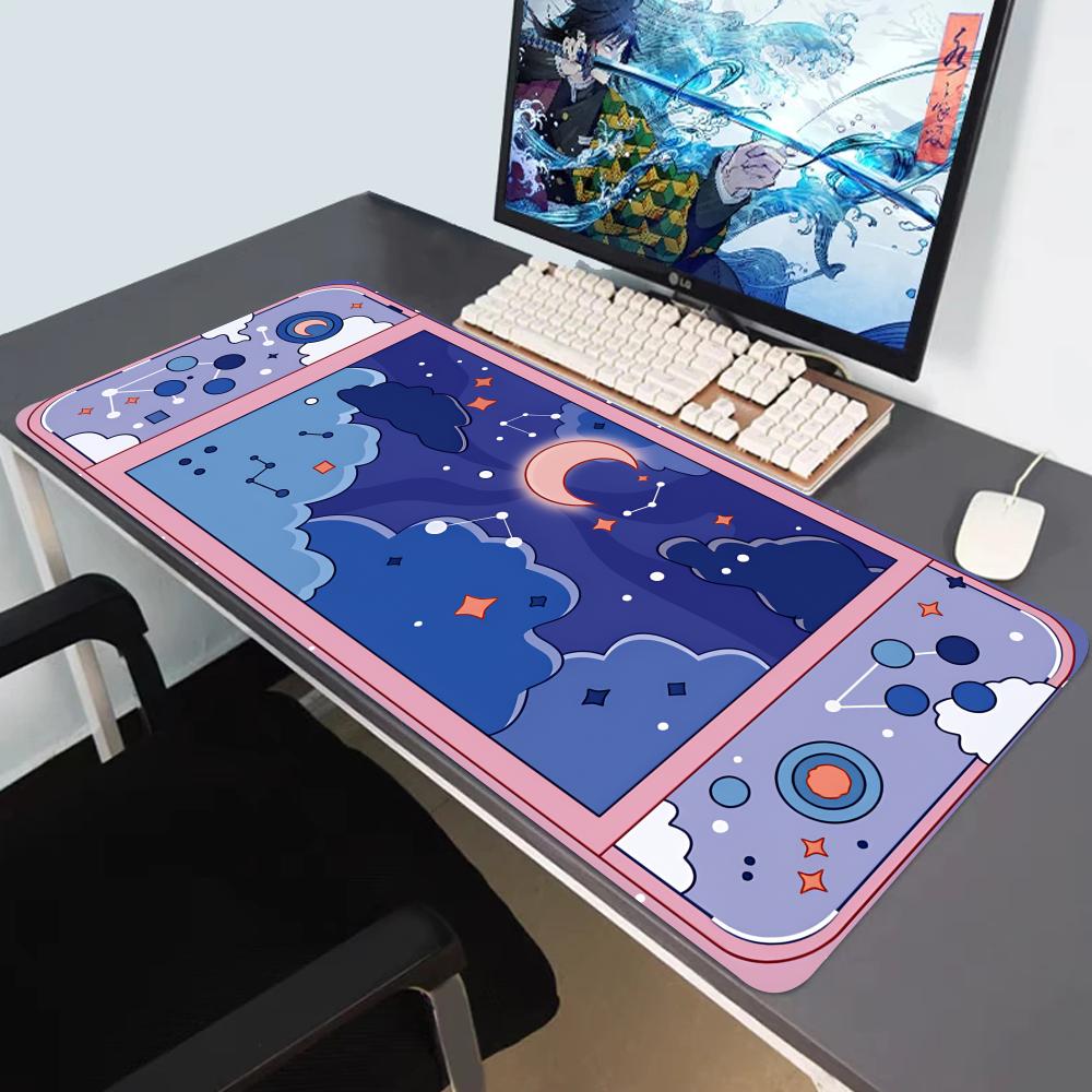 Desk Setup Aesthetic - Коврик для стола HYBXAXC «Луна и