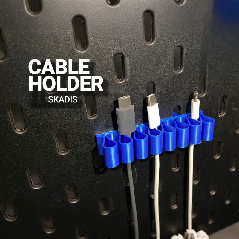 Desk Setup Cable Management - Держатель-органайзер для кабелей на стену (крепление