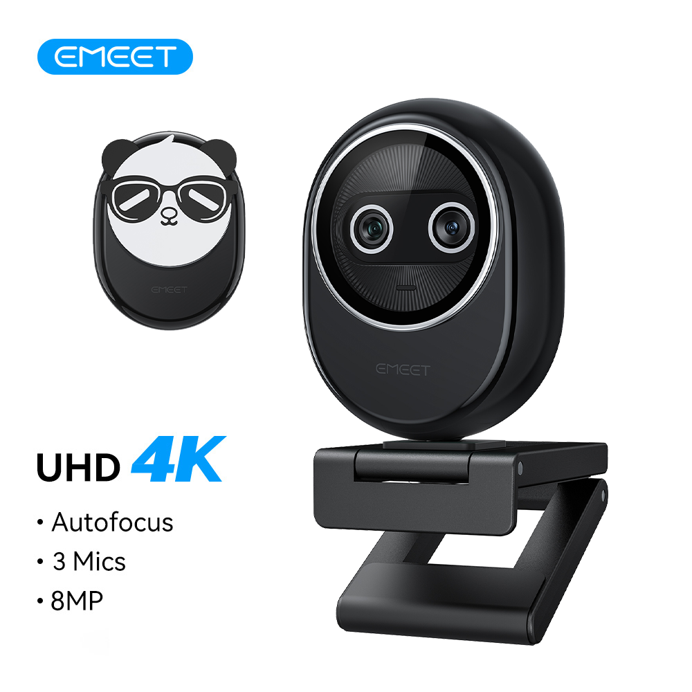 Desk Setup Streaming - Веб-камера 4K EMEET с двумя камерами