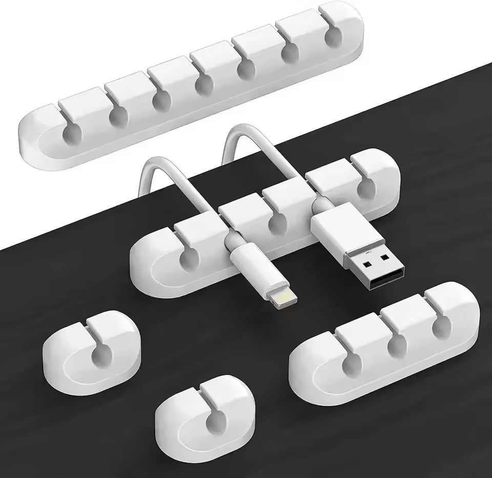 Desk Setup Cable Management - Органайзер для кабелей и проводов, силиконовый