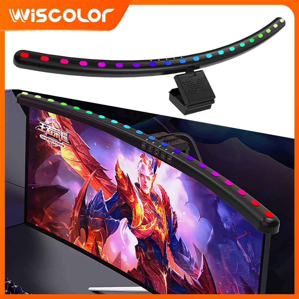 Светодиодная RGB-лампа для мон – обзор и цена Desk Setup For Office