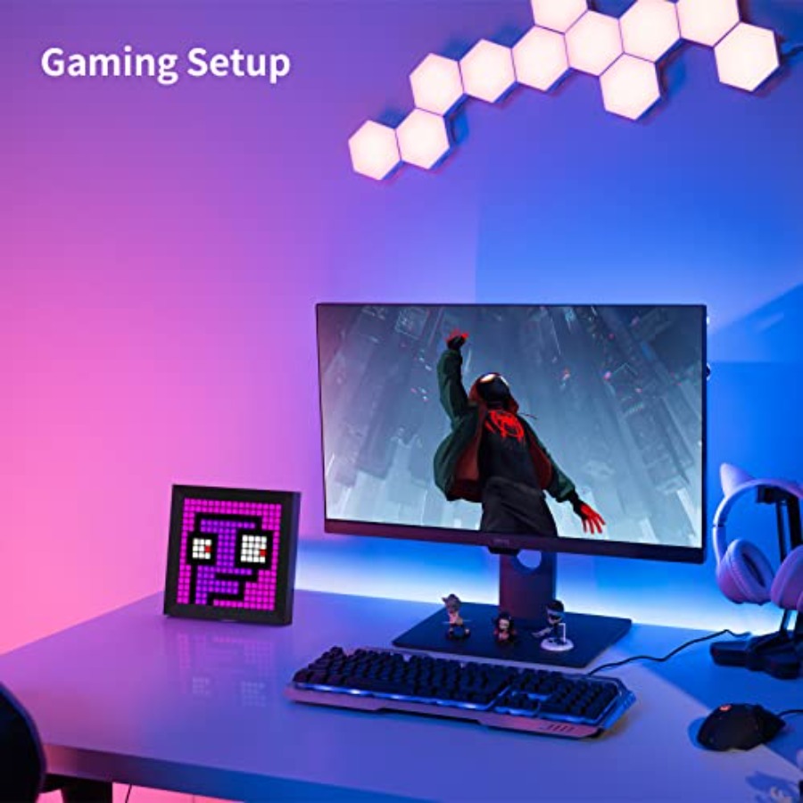 Светодиодная панель для пиксел – обзор и цена Desk Setup Lighting