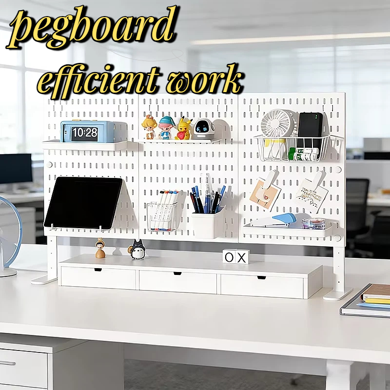 Настольная перфорированная дос – обзор и цена Desk Setup Organization
