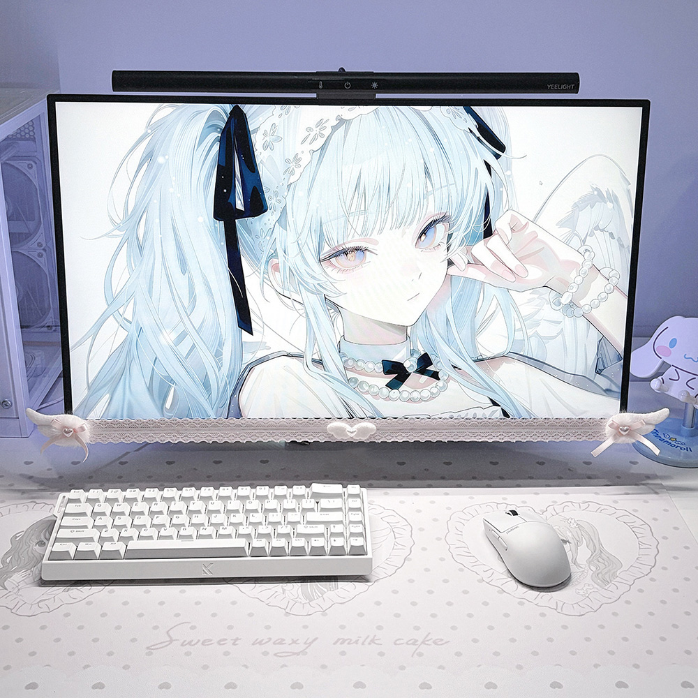 Новая декоративная белая круже – обзор и цена Desk Setup Aesthetic