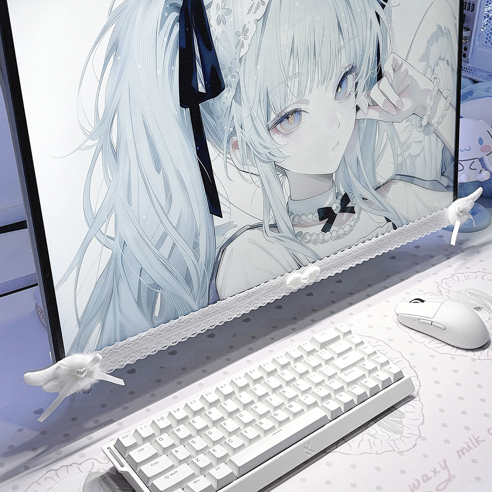 Новая декоративная белая круже – обзор и цена Desk Setup Aesthetic