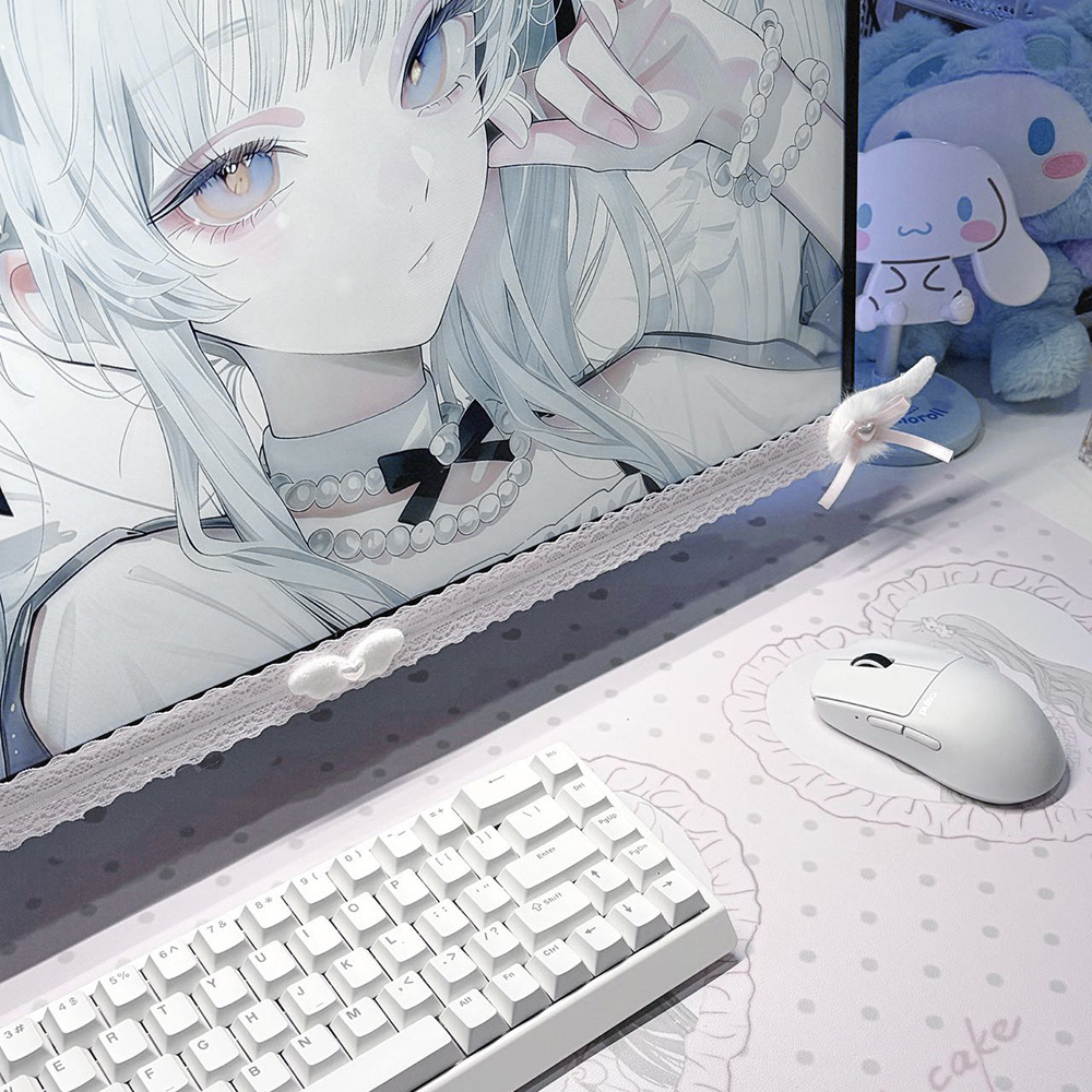 Новая декоративная белая круже – обзор и цена Desk Setup Aesthetic