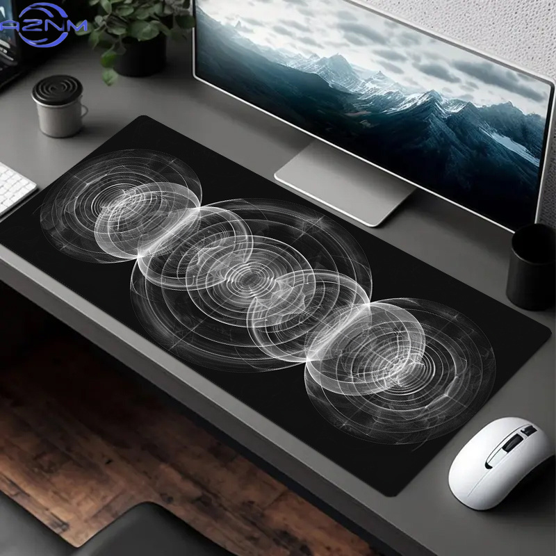 Большой черно-белый коврик для – обзор и цена Desk Setup Or Set Up