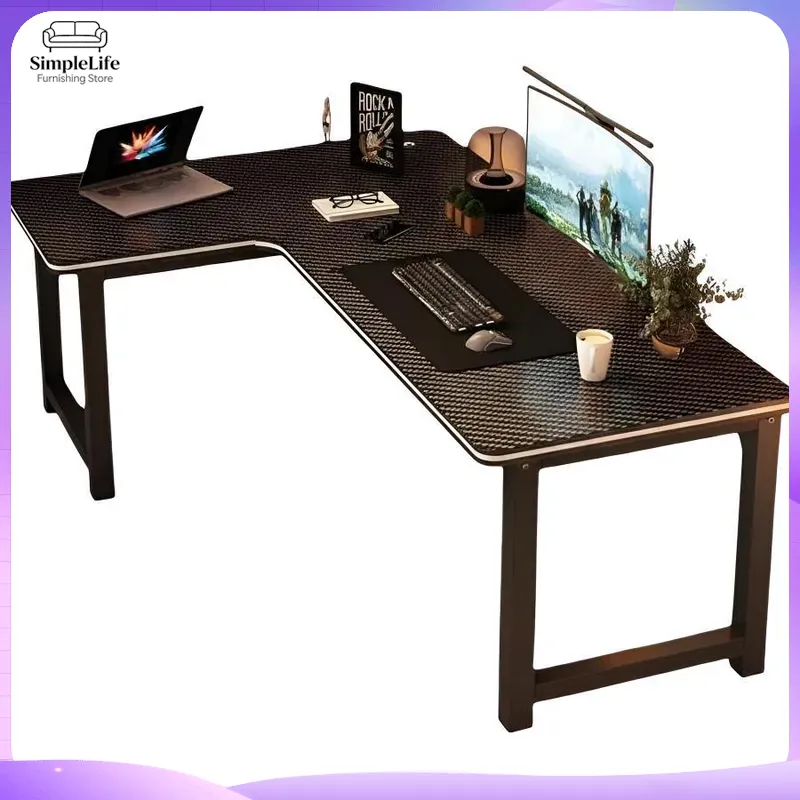 Угловой игровой компьютерный с – обзор и цена Desk Setup Dual Monitor