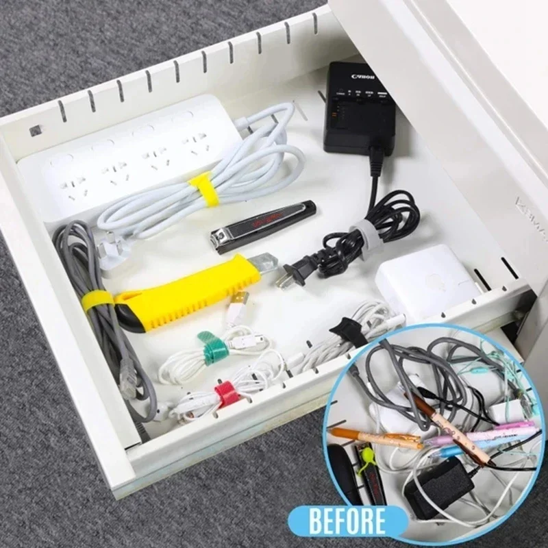 10/30/50 шт. Органайзер для US – обзор и цена Desk Setup Cable Management