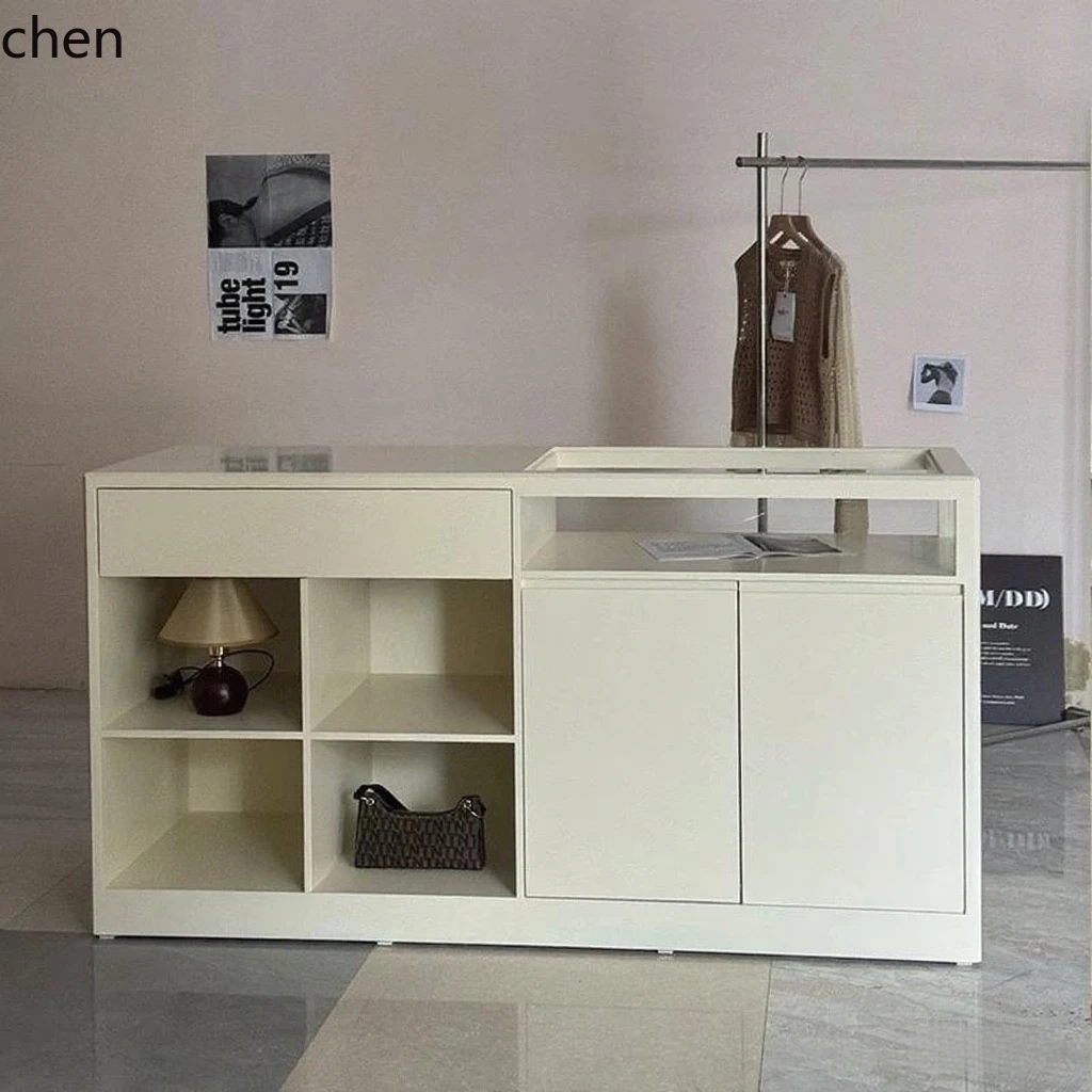 Торговый островной стол HYS дл – обзор и цена Desk Setup For Office