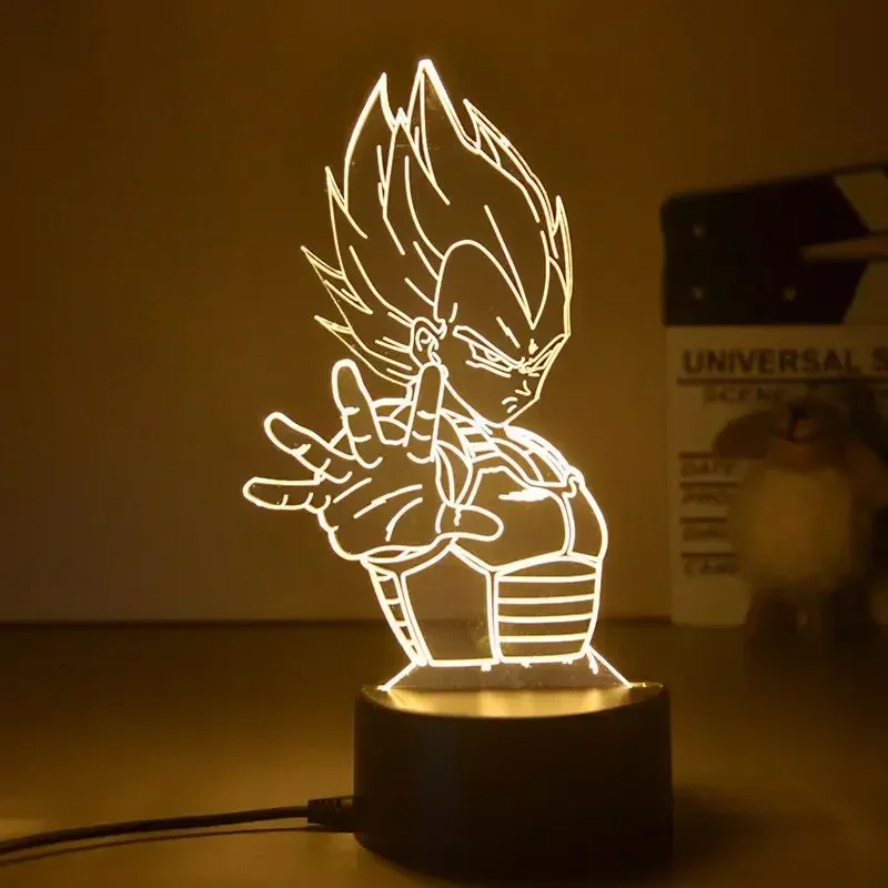 Dragon Ball Z Super Saiyan Veg – обзор и цена Desk Setup Lighting