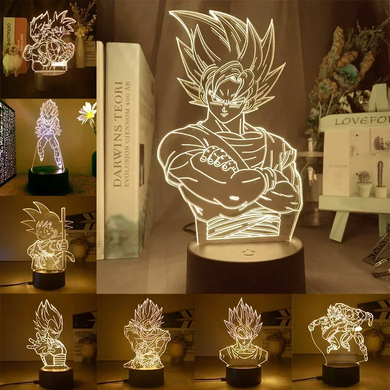 Dragon Ball Z Super Saiyan Veg – обзор и цена Desk Setup Lighting