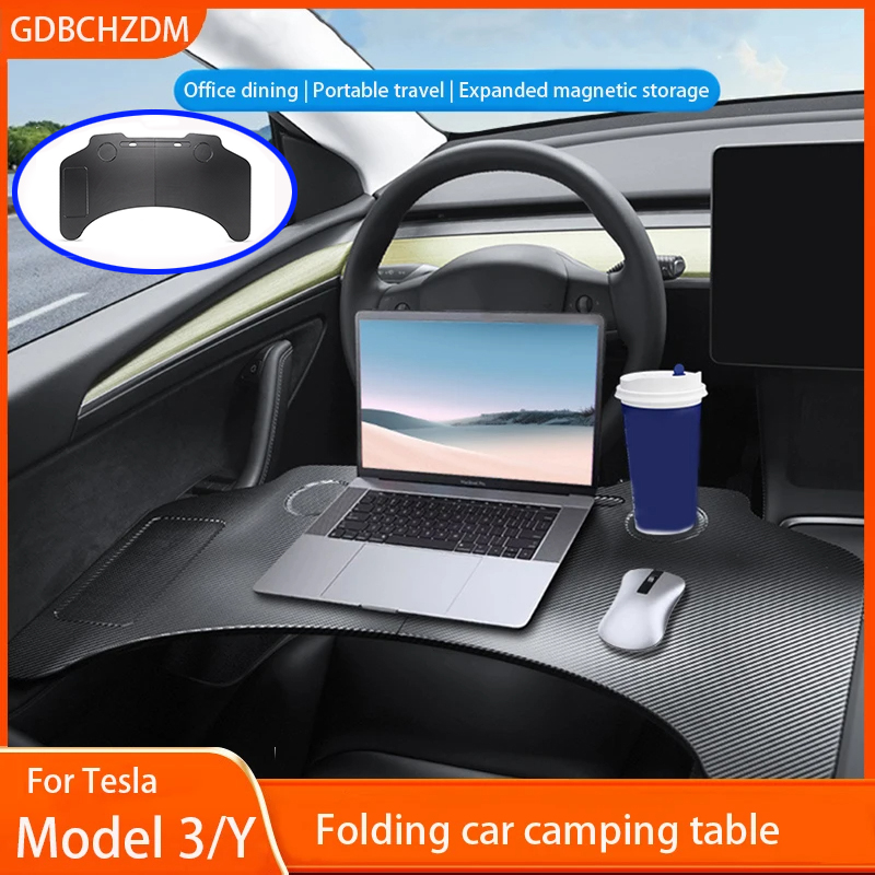 Для Tesla Model Y Juniper 2025 – обзор и цена Desk Setup Laptop