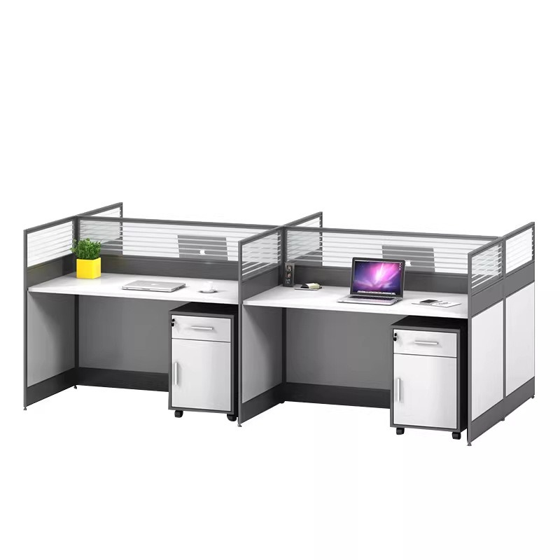 Белый офисный стол для 2, 4 ил – обзор и цена Desk Setup Or Set Up