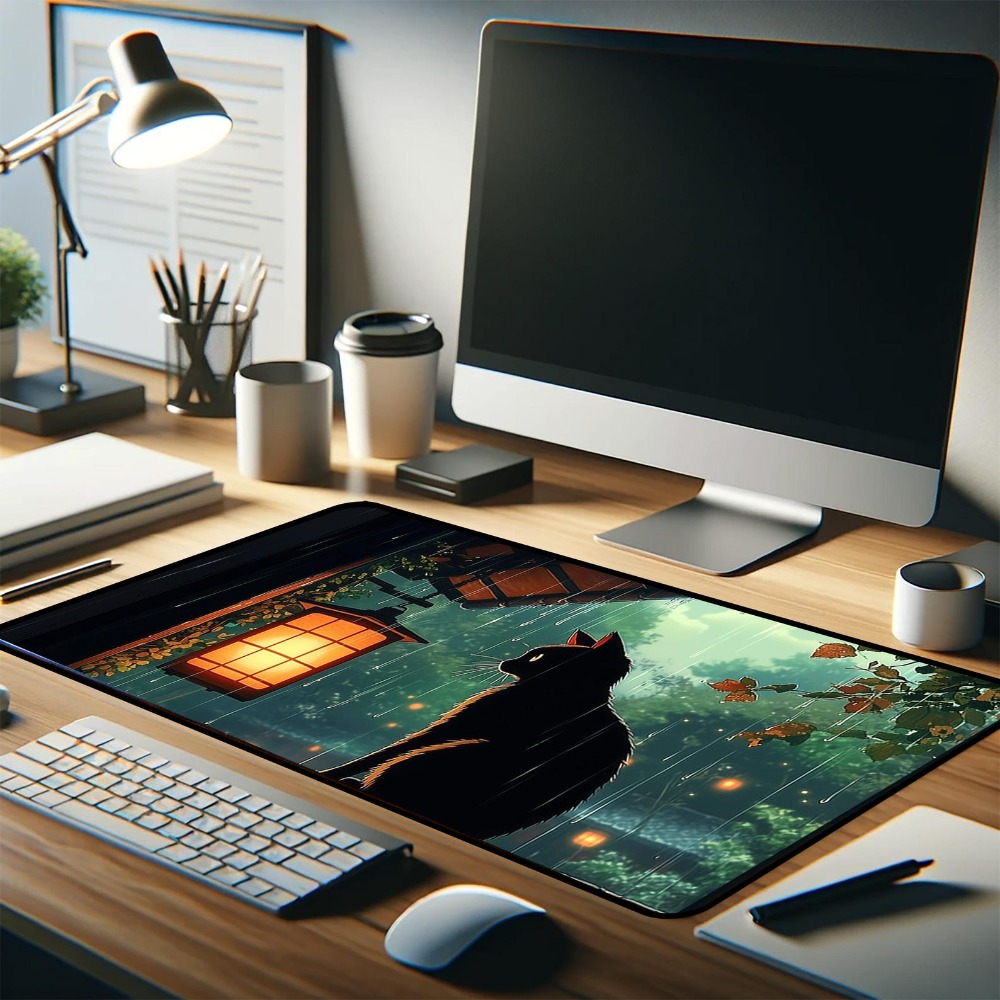 Аниме-коврик для стола: милый  – обзор и цена Desk Setup Aesthetic