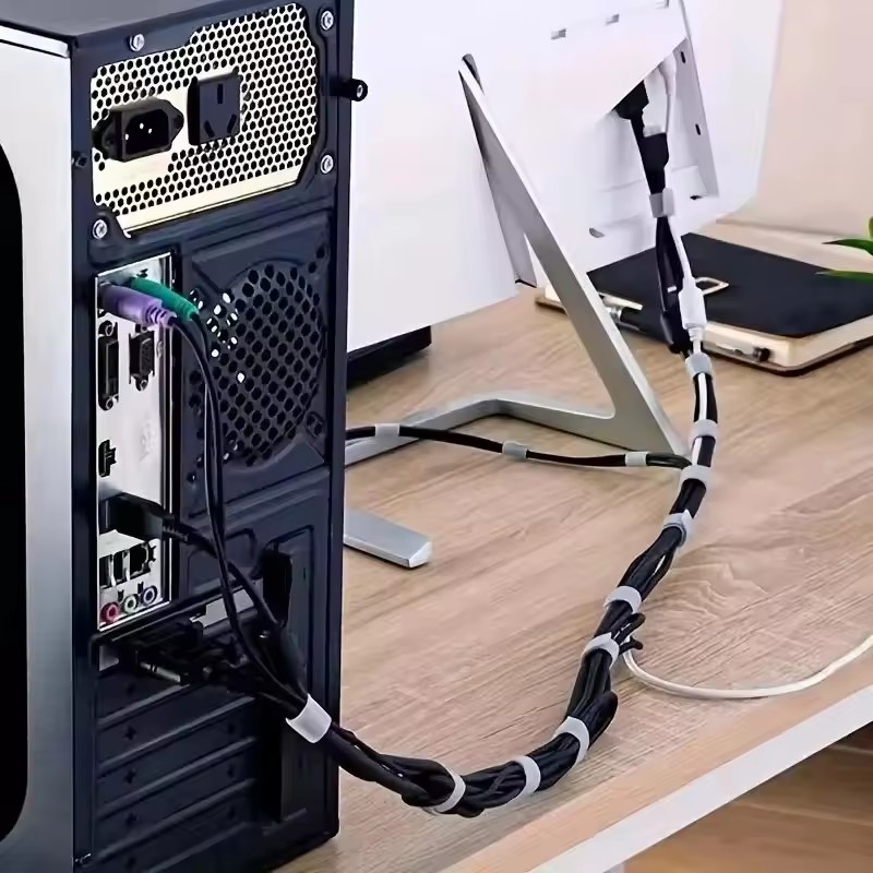 Органайзеры для кабелей: отрыв – обзор и цена Desk Setup Cable Management