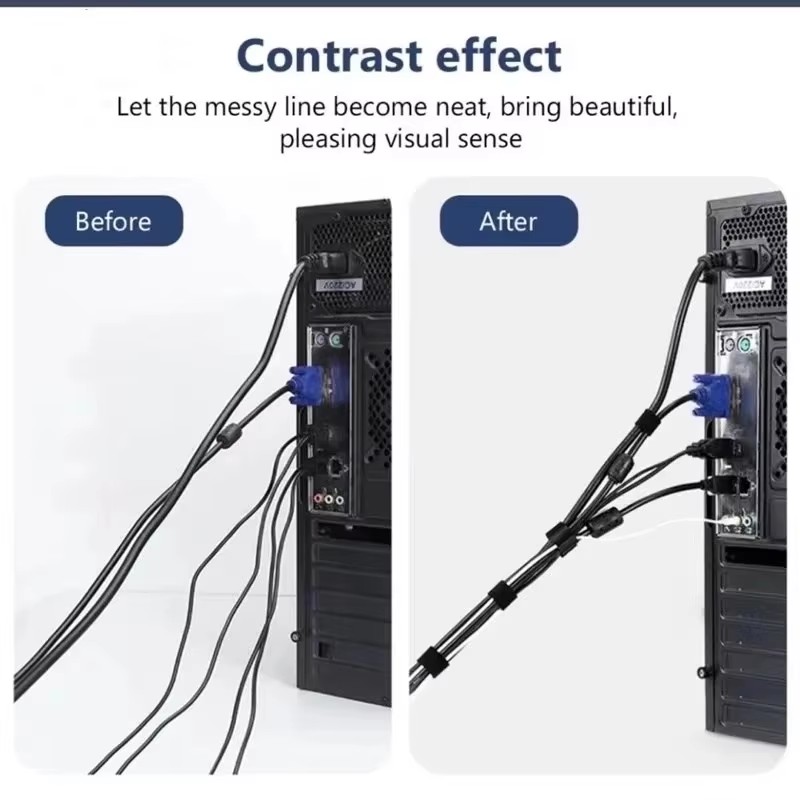 Органайзеры для кабелей: отрыв – обзор и цена Desk Setup Cable Management