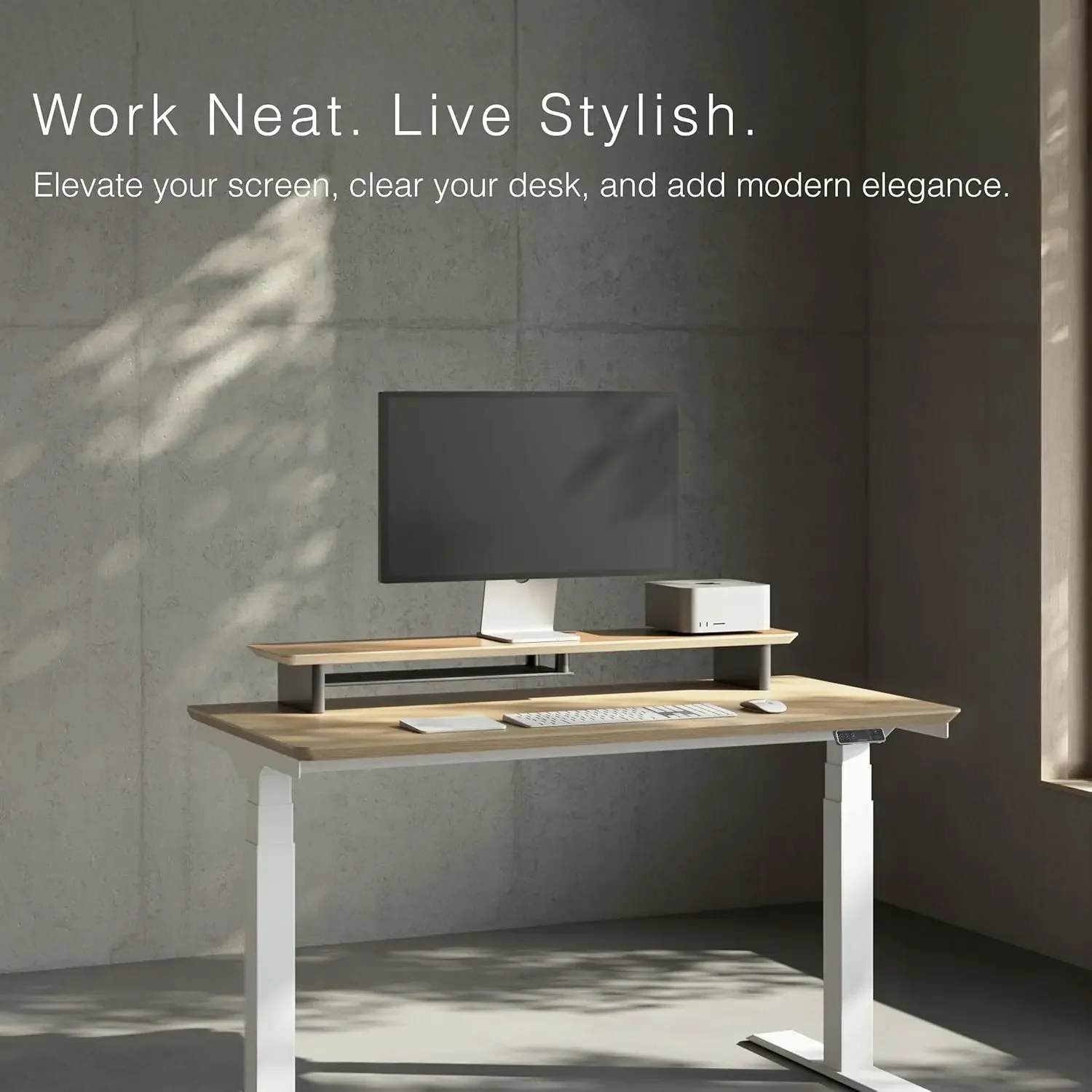 Двухуровневая эргономичная под – обзор и цена Desk Setup Dual Monitor