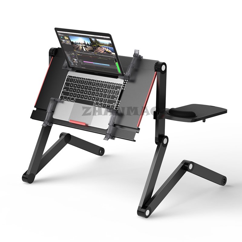 Лежащая плоская кровать, стол  – обзор и цена Desk Setup Laptop