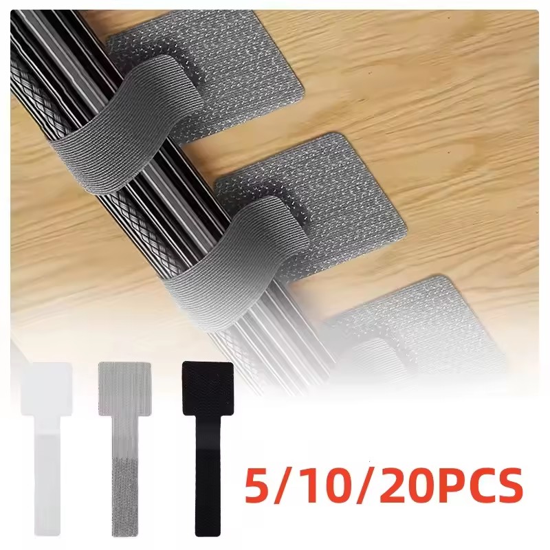 20/10/5/1 шт. многоразовые ней – обзор и цена Desk Setup Cable Management